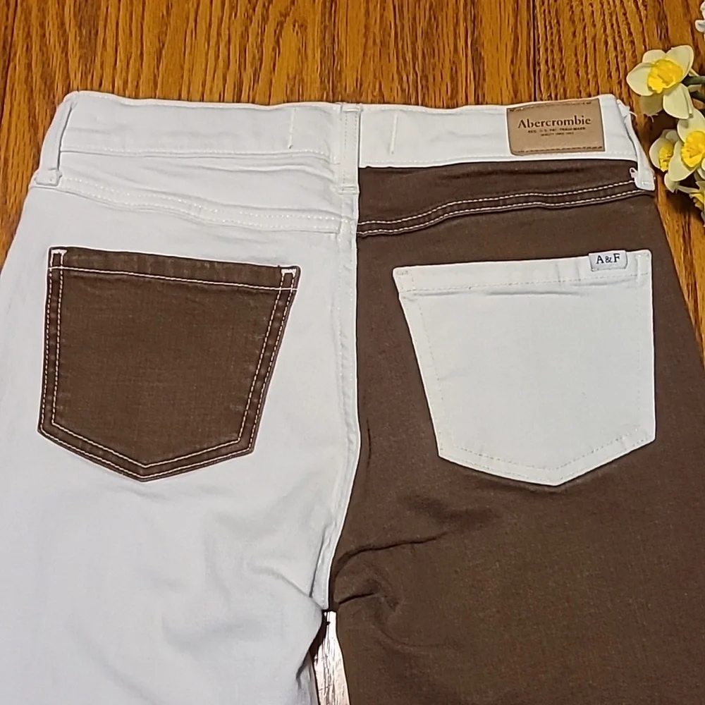Abercrombie kids Straight Leg 2 Color Jeans - Girls 13/14 Short - Picture 9 of 10
